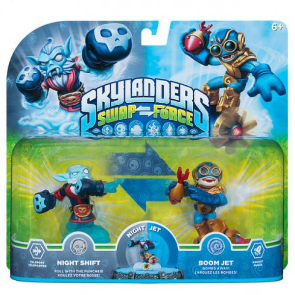 Skylanders SWAP Force Double Pack 3 (Night Shift + Boom Jet)