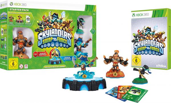 XBOX360 Skylanders SWAP Force Starter Pack (Game, Portal, Stealth Elf, Blast Zone, Wash Buckler)
