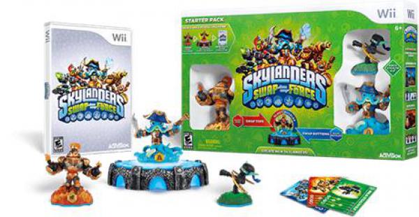 Wii Skylanders SWAP Force Starter Pack (Game, Portal, Stealth Elf, Blast Zone, Wash Buckler)