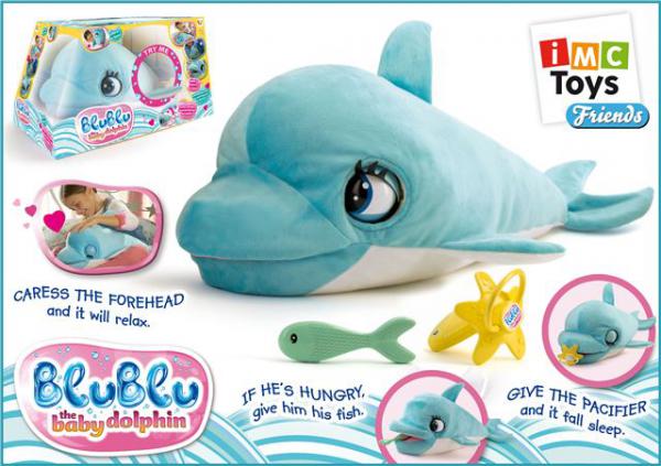Pliš beba delfin Blu Blu
