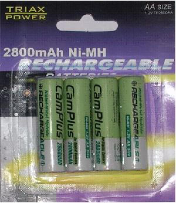 TRIAXPOWER punjiva baterija AA 4x2800mAh
