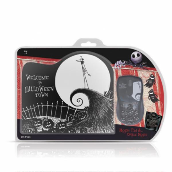 Nightmare Before Christmass Optical Mouse and Mouse Pad